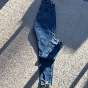 LOFT Dark Blue Ankle Jeans